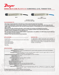 Thumbnail of document Data Sheet - SBLT2 / SBLTX Submersible Level Transmitter